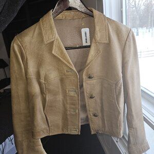 Tan Scoat Vintage Leather Jacket